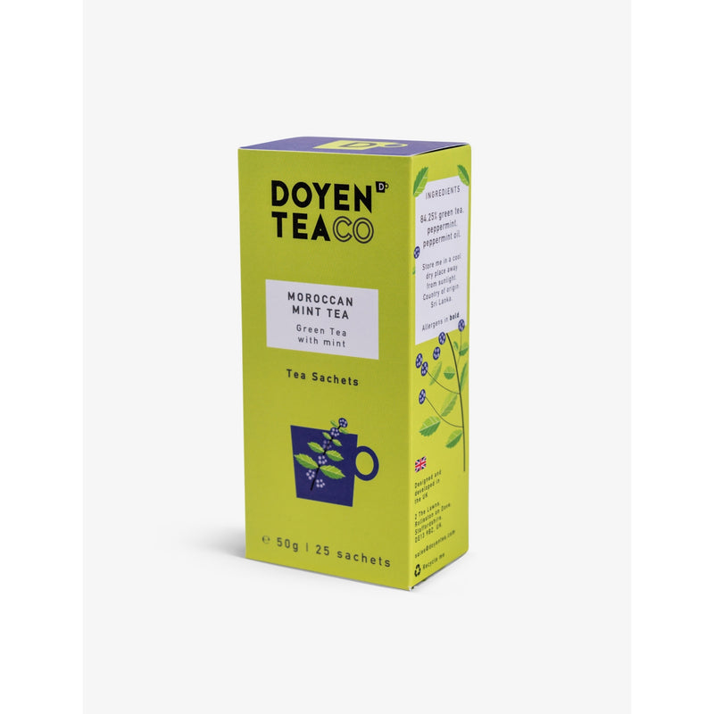 Doyen Tea Co Moroccan mint tea 25 bags 50g (British brand)