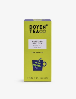 Doyen Tea Co Moroccan mint tea 25 bags 50g (British brand)