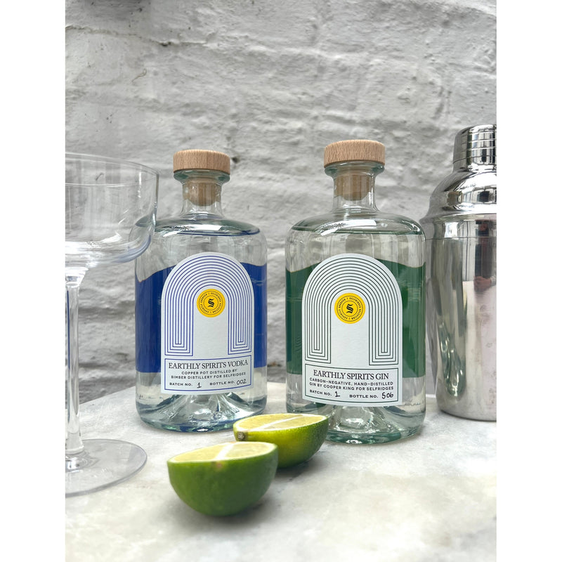 Earthly Spirits vodka 700ml from Selfridges Selection (British brand)