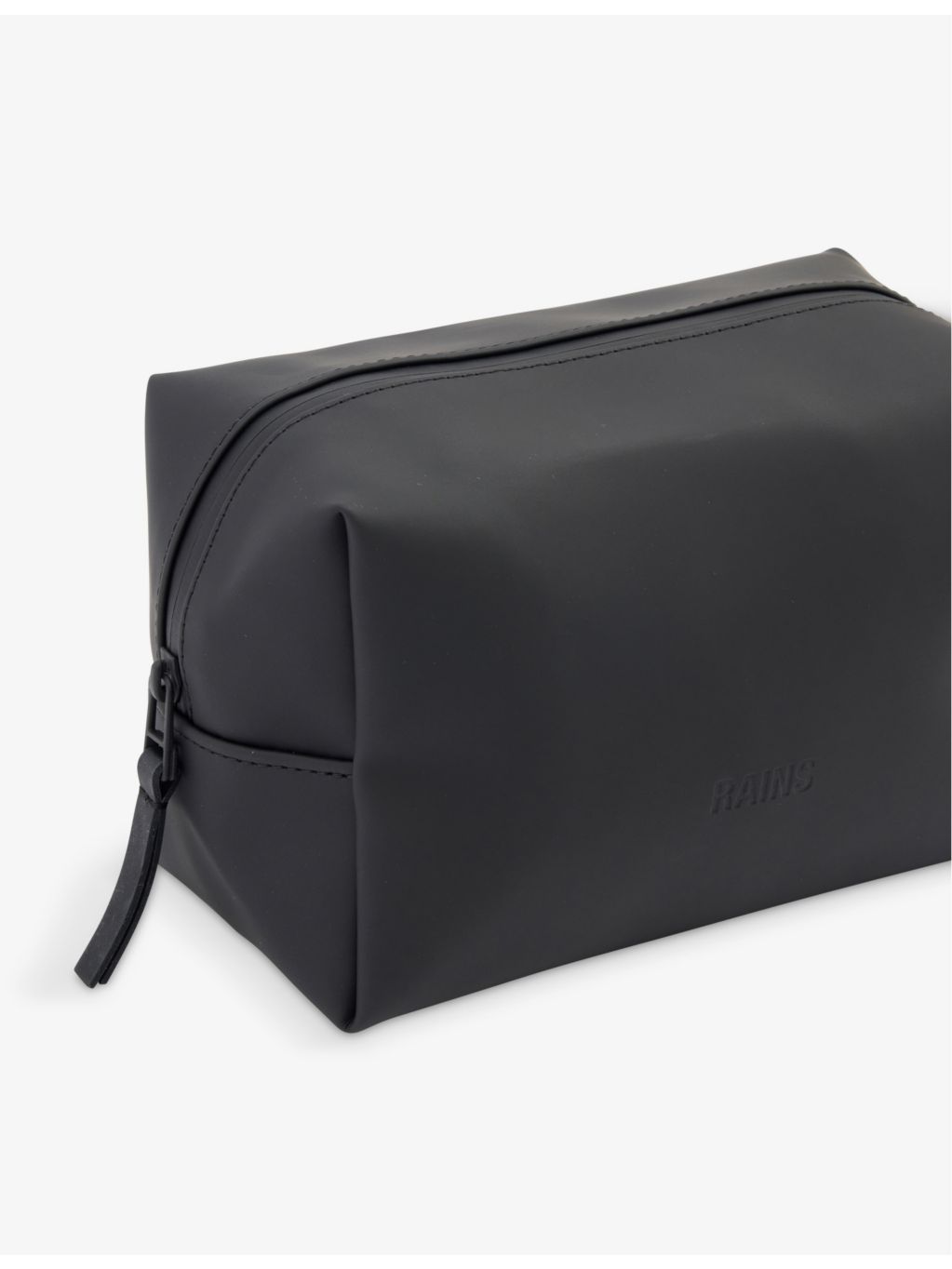 Rains small coated-canvas wash bag, imported from the UK
