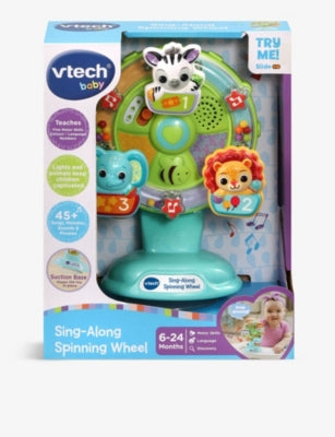 selfridges Vtech Sing-along Spinning Wheel Interactive Toy 20cm- Buy online at McGrocer