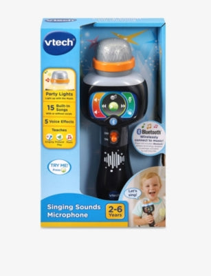 VTech Singing Sounds toy microphone 21cm, imported from the UK