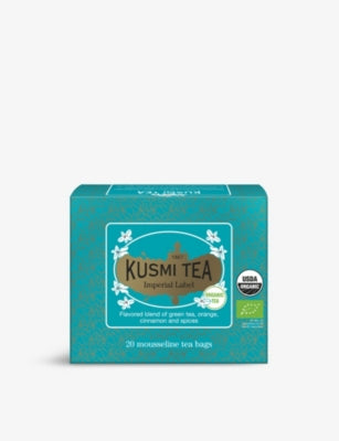 Kusmi Tea Imperial Label organic flavoured tea bags 40g - British product
