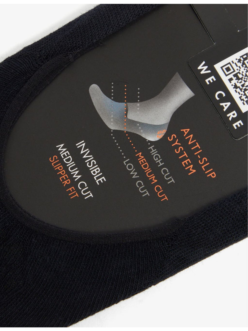 FALKE medium-cut invisible cotton-blend socks - British product