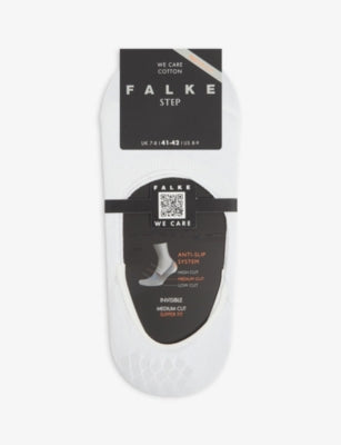 FALKE Step Medium-Cut Invisible Cotton-Blend Socks