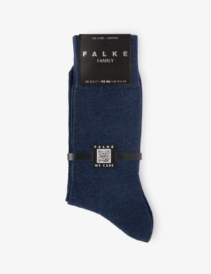Family brand-print stretch-cotton blend socks - 5.5-8
