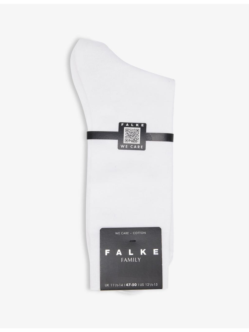 FALKE family ribbed stretch-cotton socks, imported from the UK