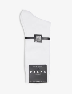 FALKE Family Ribbed Stretch-Cotton-Blend Socks