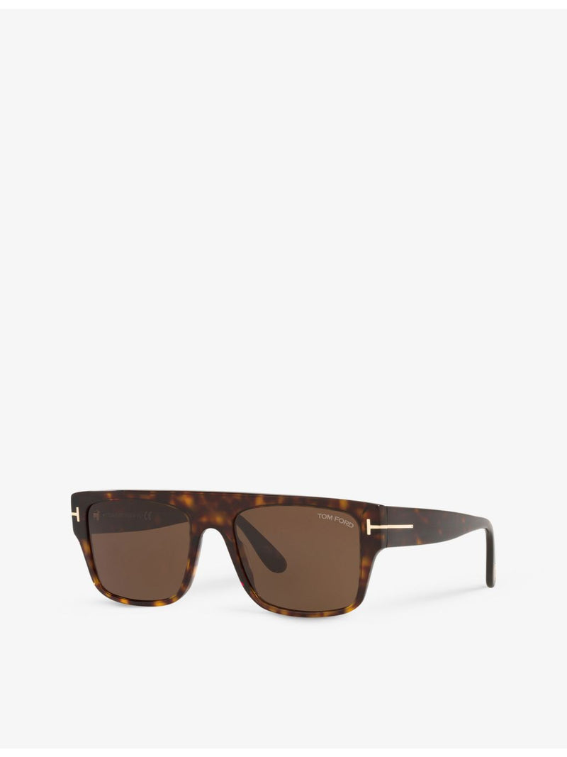 Tom Ford square-frame acetate sunglasses tortoiseshell (British brand)