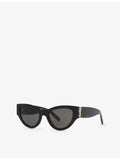 Saint Laurent cat eye acetate sunglasses, UK version