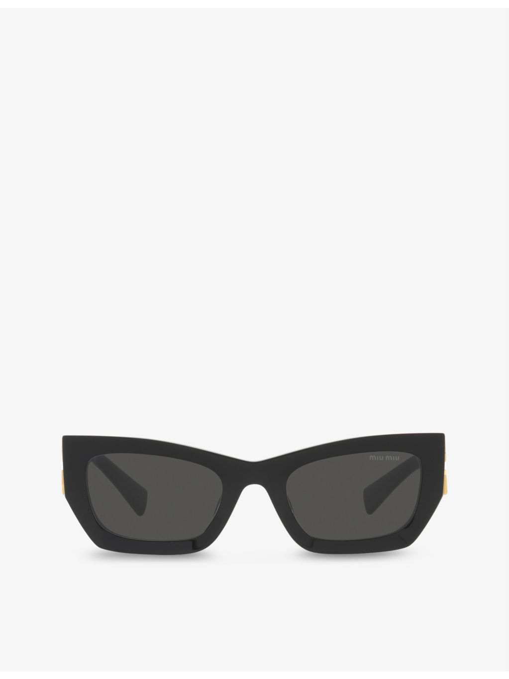 Miu Miu MU 09WS rectangle acetate sunglasses, UK version