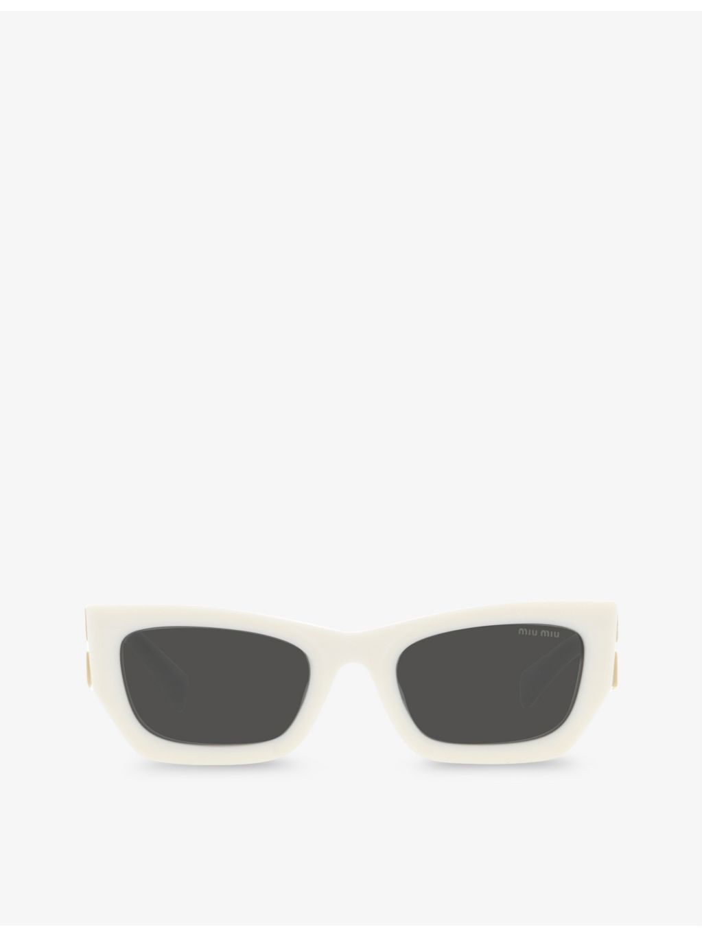 Miu Miu MU 09WS rectangle-frame acetate sunglasses, UK version