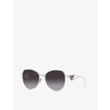 Prada PR 57YS aviator sunglasses in steel and polyamide (British brand)