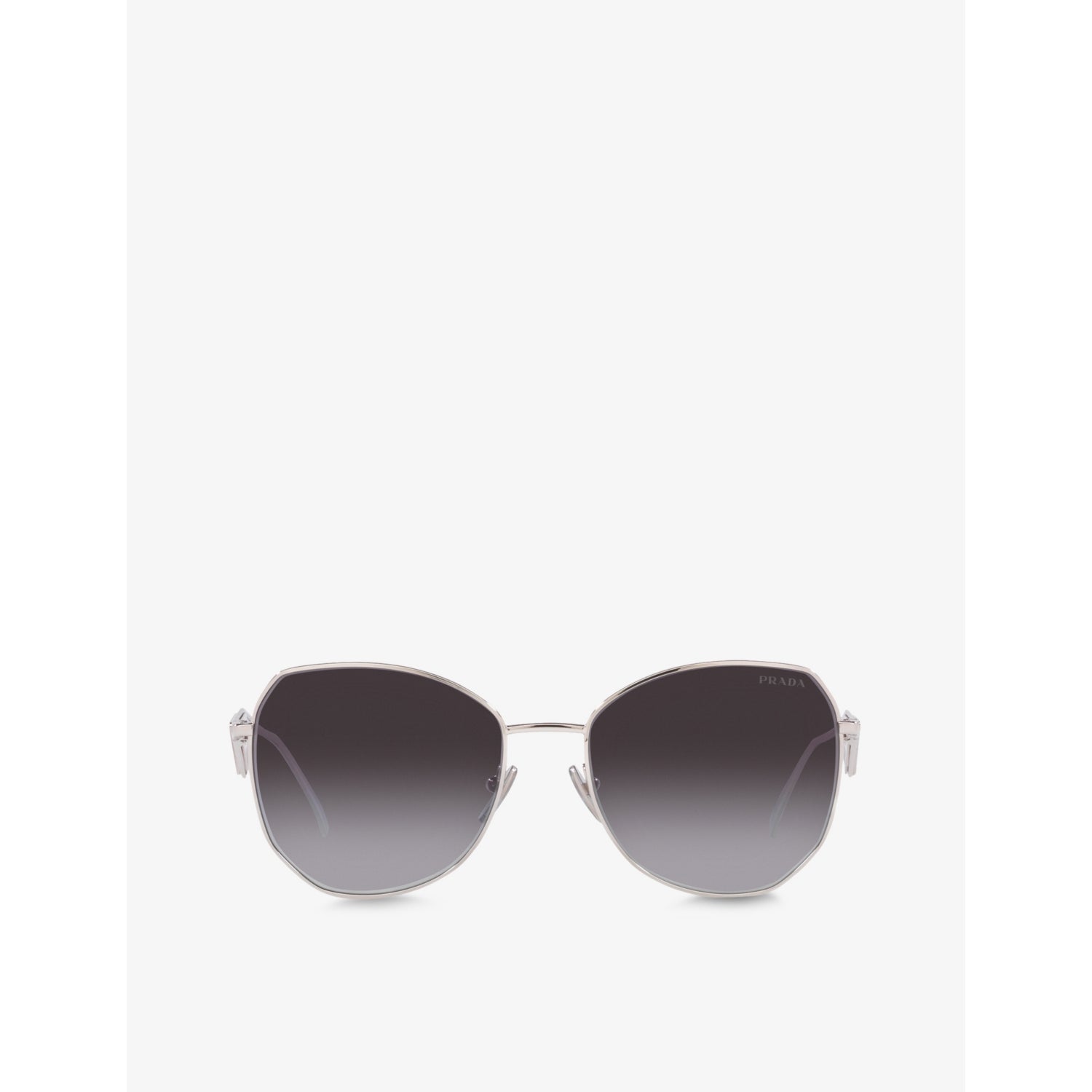 Prada PR 57YS aviator sunglasses in steel and polyamide (British brand)