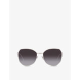 Prada PR 57YS aviator sunglasses in steel and polyamide (British brand)