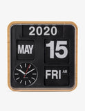 Karlsson Mini Flip mechanical wall clock 24.5cm (British brand)