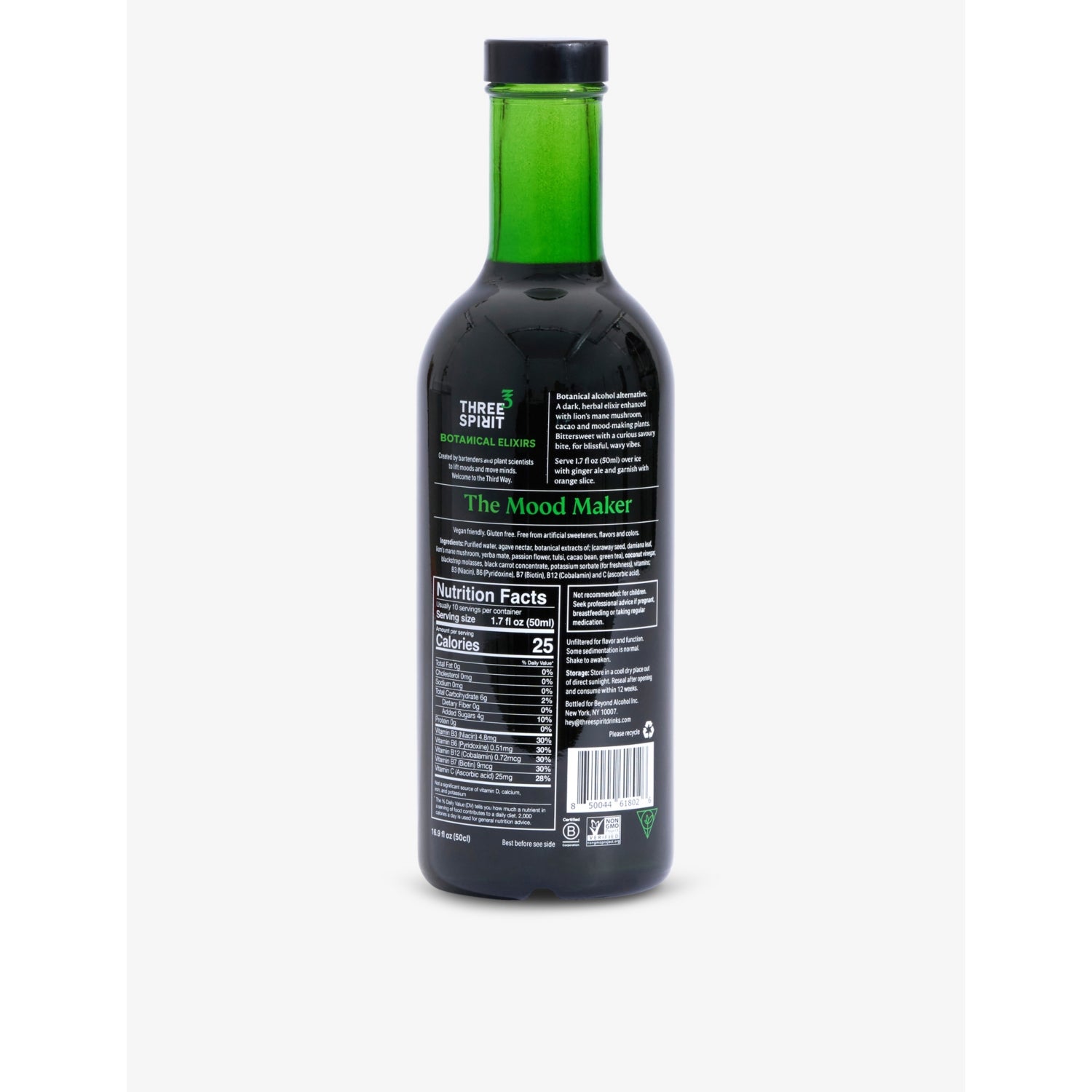 Three Spirit Social elixir 500ml, imported from the UK