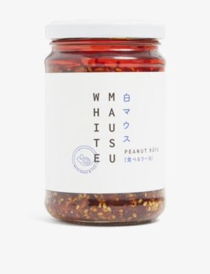 White Mausu peanut rayu chilli oil 240g (British brand)