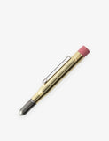 Brass pencil logo-engraved 7.5cm - British product