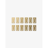 Traveler's Company brass number clips pack of 12, imported from the UK