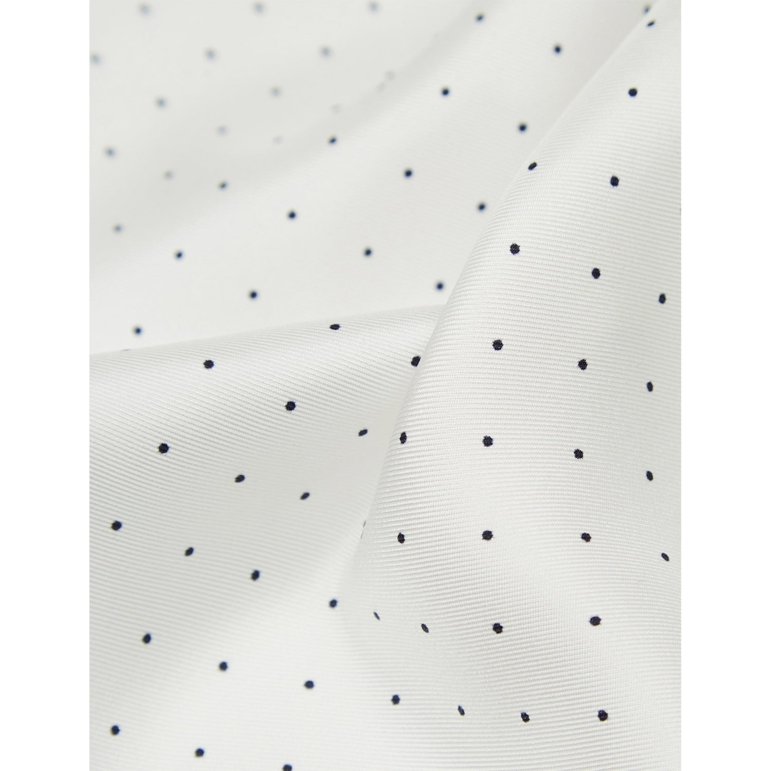 Reiss polka dot silk pocket square 32cm, UK version