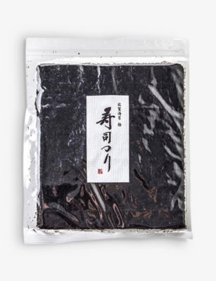 The Wasabi Company Sanpuku non-roasted nori sheets pack of 10 - British product
