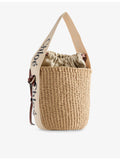 Chloé Woody small raffia basket bag - British product