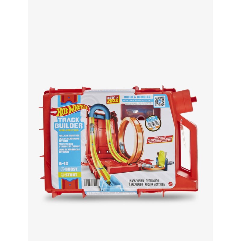 Hot Wheels Track Builder Unlimited Fuel Can Stunt Box - British product