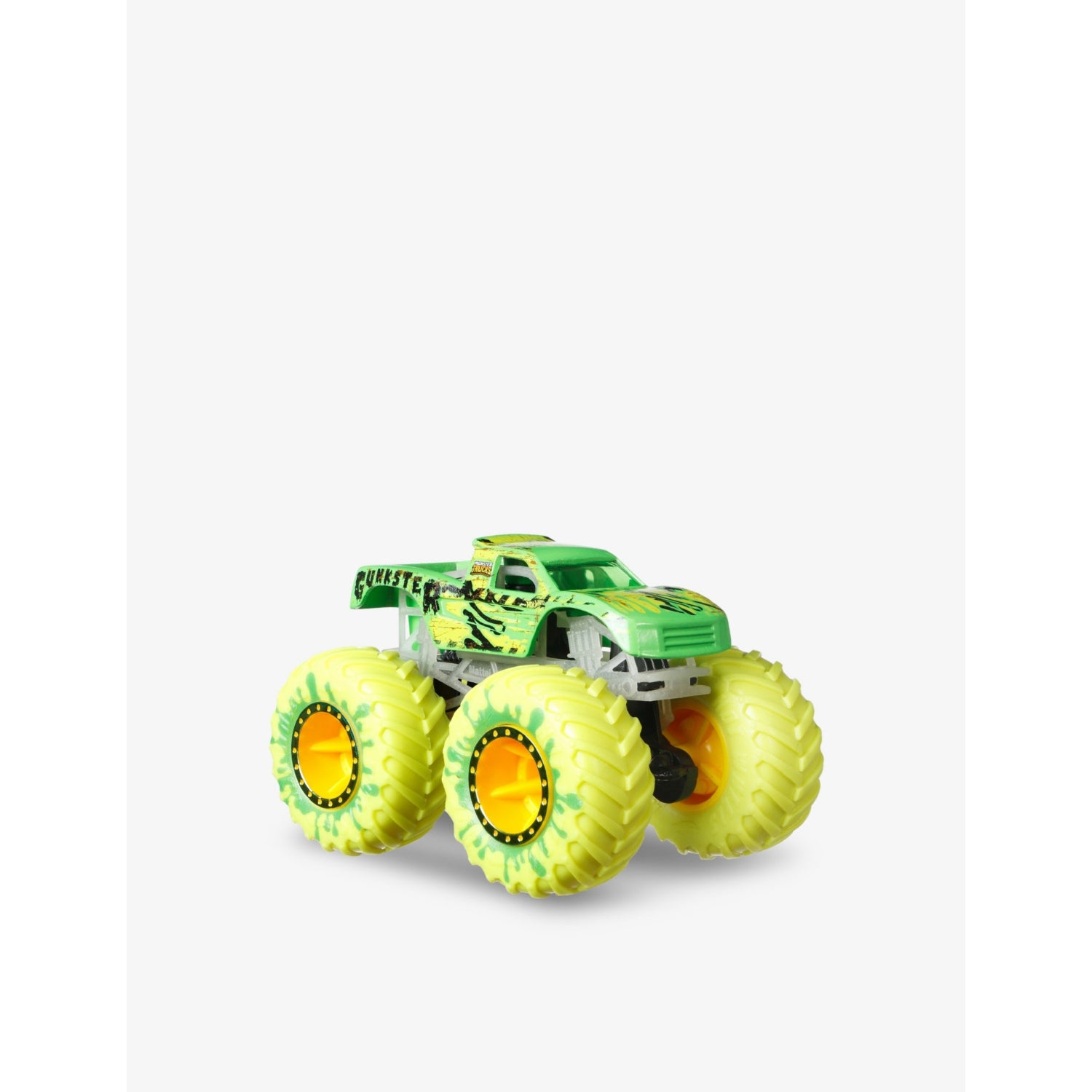 Hot Wheels monster truck glow in the dark set 1:64 scale, imported from the UK