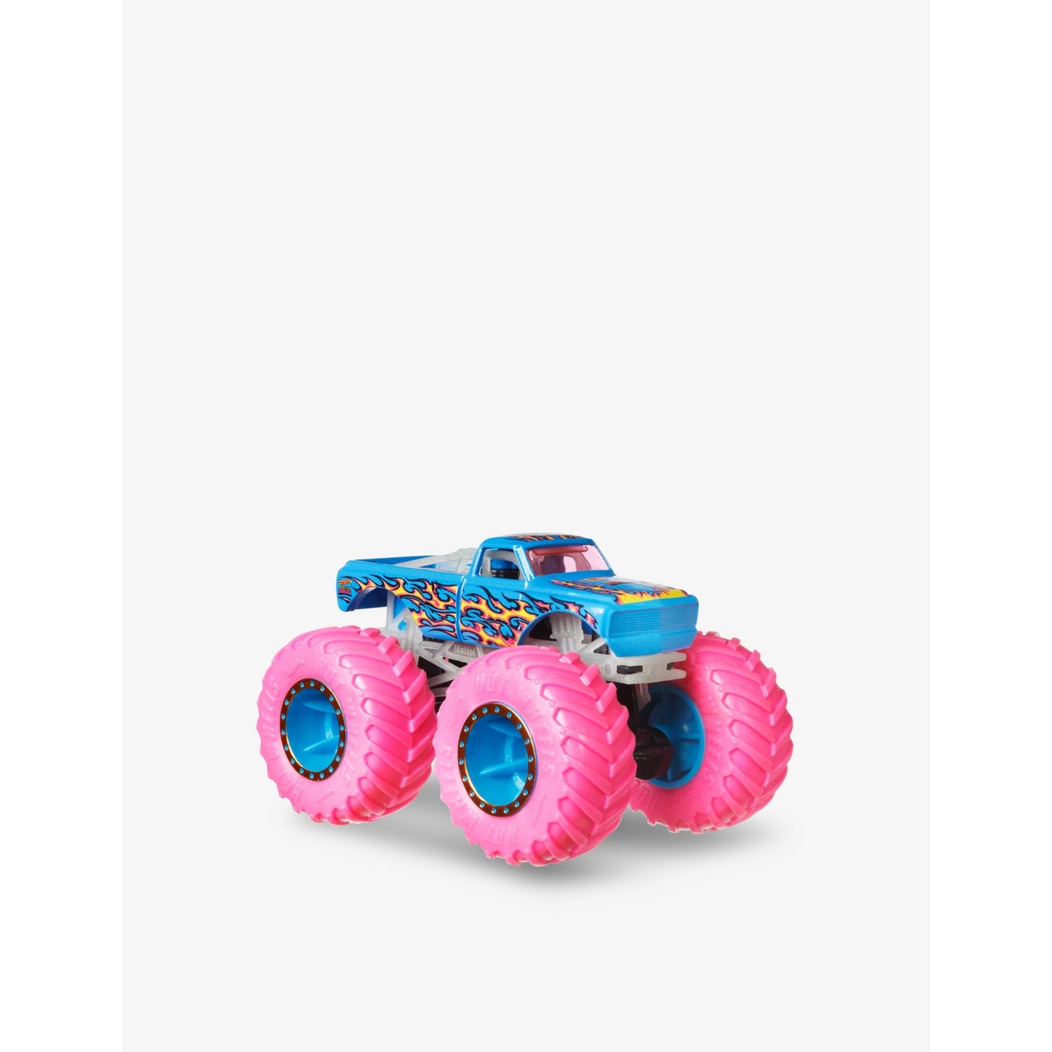 Hot Wheels monster truck glow in the dark set 1:64 scale, imported from the UK