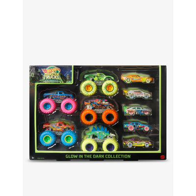 selfridges Hot Wheels Monster Truck Glow in the Dark Car Set- Buy online at McGrocer