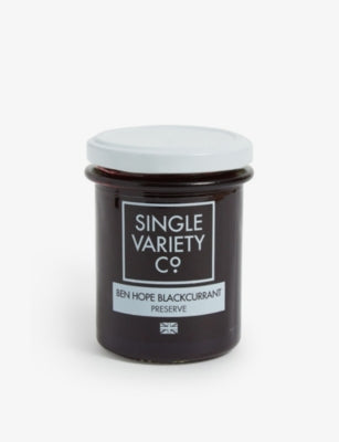 Single Variety Co Ben Hope blackcurrant preserve 220g, imported from the UK