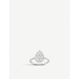 Serpent Bohème 18ct white-gold and 0.32ct brilliant-cut diamond ring - 53mm