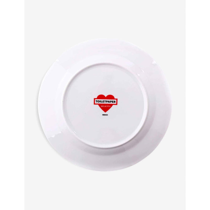 Seletti TOILETPAPER graphic porcelain plate 27cm (British brand)
