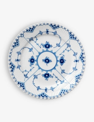Royal Copenhagen porcelain plate blue full lace 19cm - British product