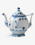 Royal Copenhagen Blue Fluted Full Lace teapot 1L - British product