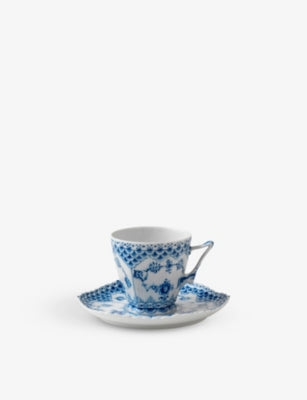 Royal Copenhagen Blue Fluted Full Lace porcelain set, UK version