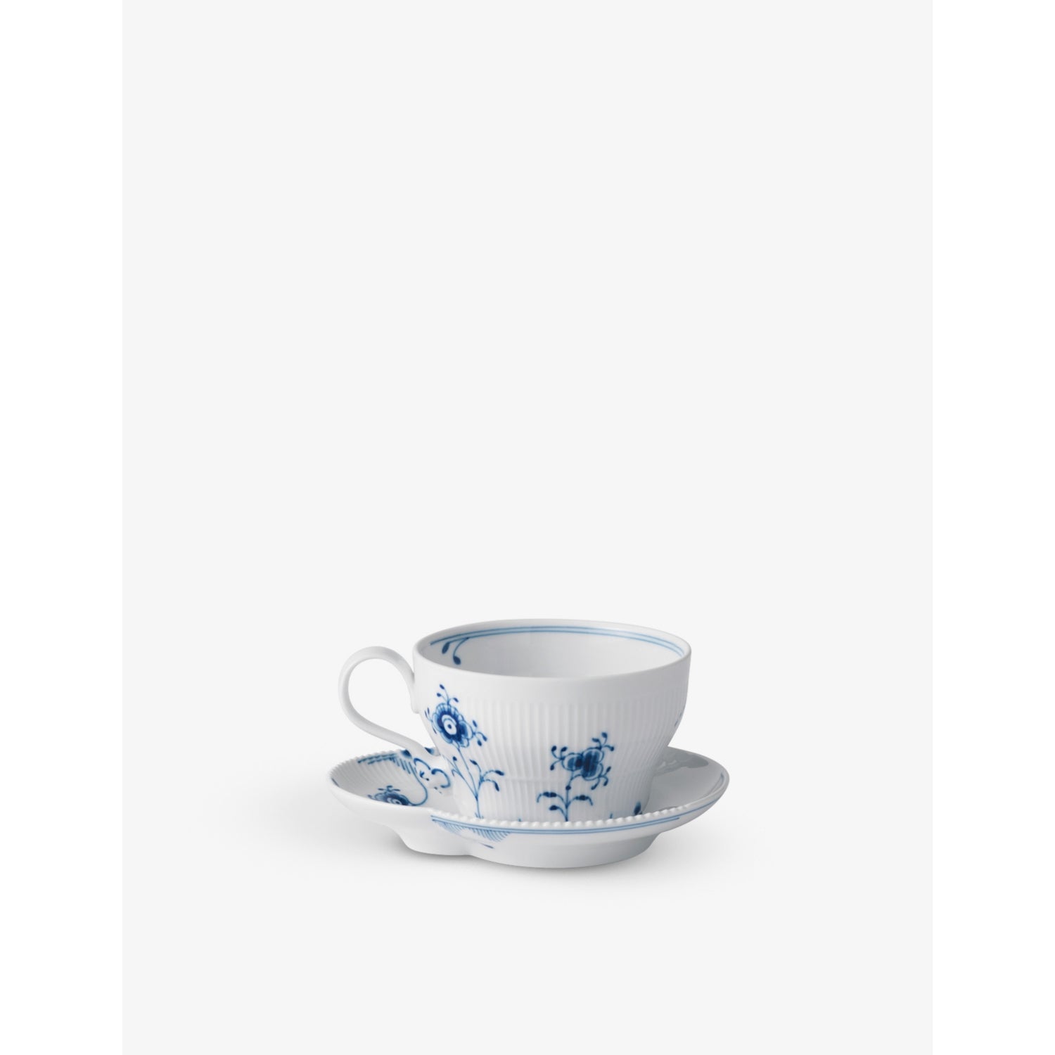 Royal Copenhagen Blue Elements porcelain cup and saucer set 6.5cm (British brand)