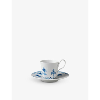 selfridges Royal Copenhagen Blue Elements Porcelain Cup and Saucer Set 9cm- Buy online at McGrocer