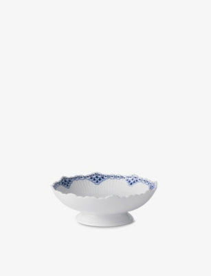 Royal Copenhagen Princess hand-painted porcelain footed bowl 17cm, UK version