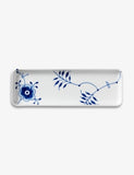 Royal Copenhagen porcelain dish Blue Fluted Mega floral-pattern 36cm (British brand)