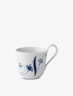 Royal Copenhagen Alphabet N hand-painted porcelain mug 330ml, imported from the UK