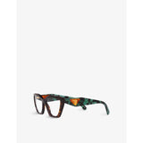 Prada cat-eye glasses PR 09YV acetate, UK version