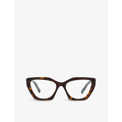 selfridges Prada PR 09YV Acetate Cat-Eye Glasses- Buy online at McGrocer