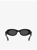Miu Miu oval acetate sunglasses MU 11WS, imported from the UK