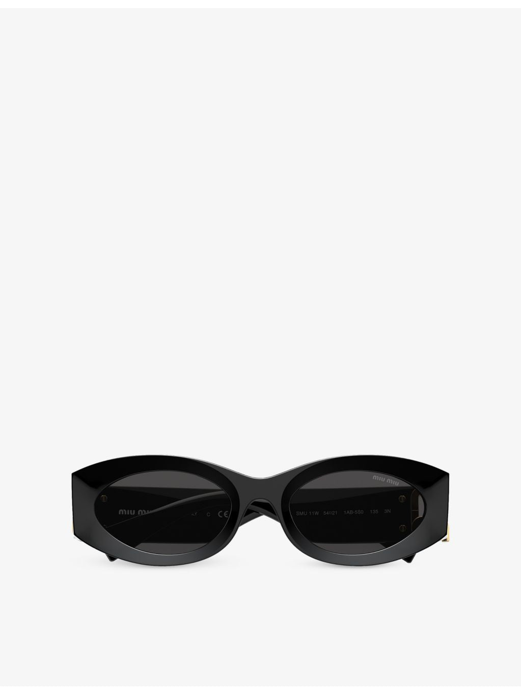 Miu Miu oval acetate sunglasses MU 11WS, imported from the UK