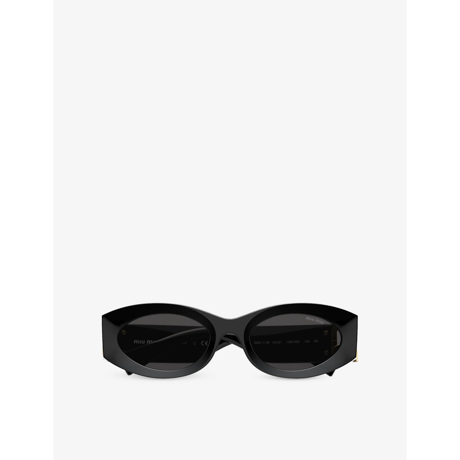Miu Miu oval acetate sunglasses MU 11WS, imported from the UK