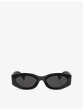 Miu Miu oval acetate sunglasses MU 11WS, imported from the UK