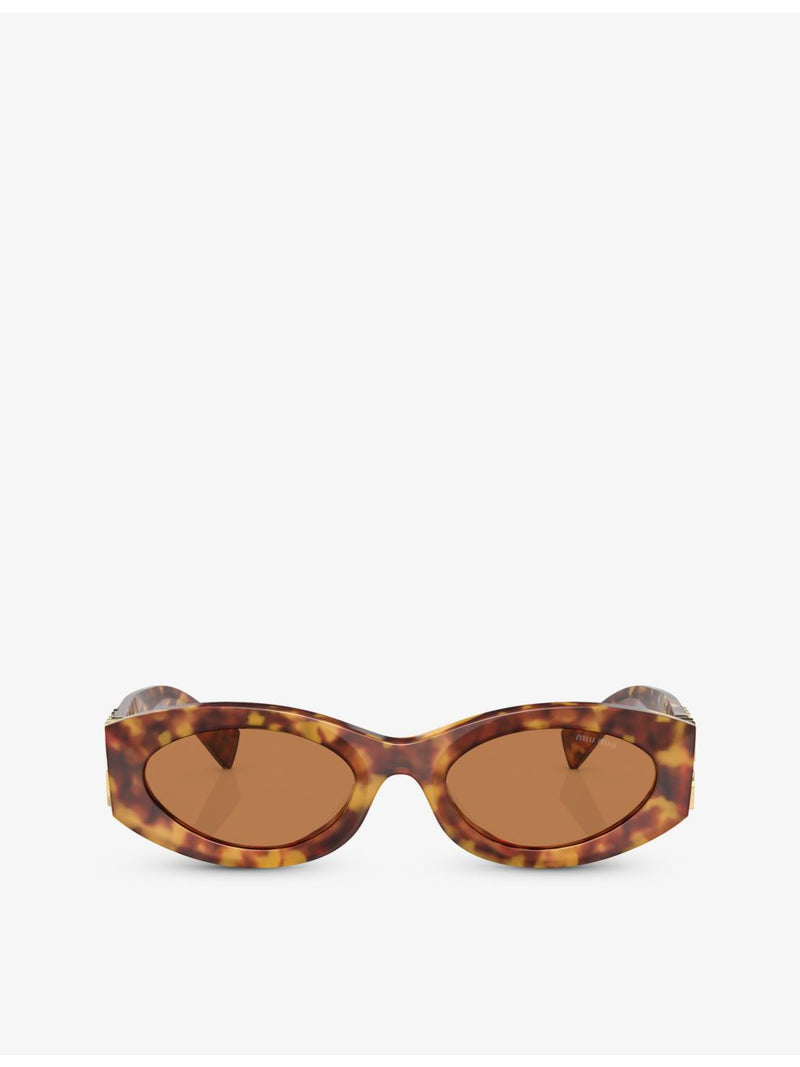 Miu Miu oval acetate sunglasses in MU 11WS style - British product