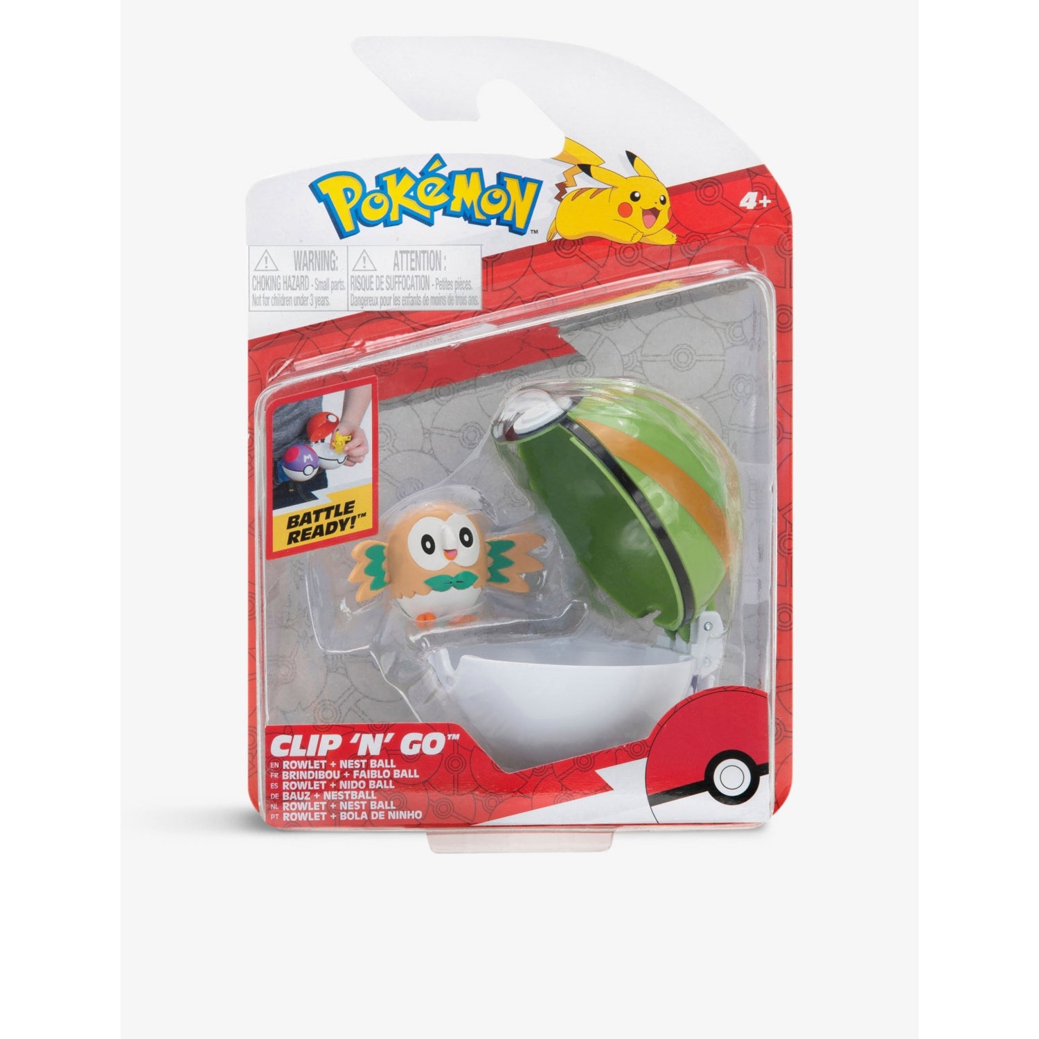 Pokémon Clip N Go Pokéball action figure 8cm (British brand)